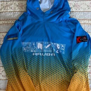 Kids Swim Rashguard - Blue and Orange